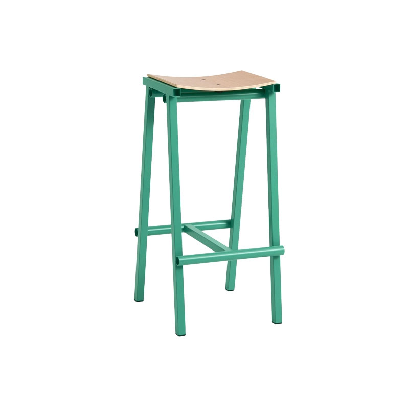 Angers Nantes Cholet Paris Bordeaux Rennes Mans Laval Poitiers Icones Hay Scandinave Tabouret Tuburete Chene vert jade Marc Morro 
