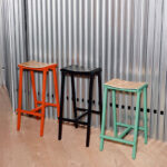 Angers Nantes Cholet Paris Bordeaux Rennes Mans Laval Poitiers Icones Hay Scandinave Tabouret Tuburete Chene vert jade Marc Morro 6