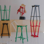 Angers Nantes Cholet Paris Bordeaux Rennes Mans Laval Poitiers Icones Hay Scandinave Tabouret Tuburete Chene vert jade Marc Morro 7