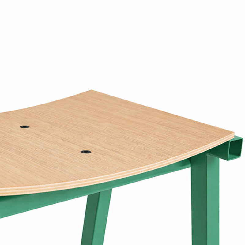 Angers Nantes Cholet Paris Bordeaux Rennes Mans Laval Poitiers Icones Hay Scandinave Tabouret Tuburete Chene vert jade Marc Morro 8