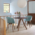 Angers Nantes Cholet Paris Bordeaux Rennes Mans Laval Tours Icones Hay Table Scandinave CPH20 Noyer Hee Welling2