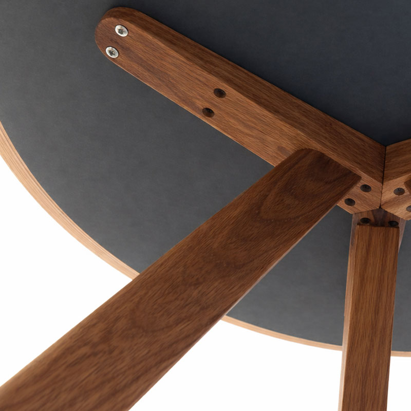 Angers Nantes Cholet Paris Bordeaux Rennes Mans Laval Tours Icones Hay Table Scandinave CPH20 Noyer Hee Welling3