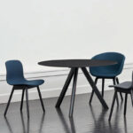 Angers Nantes Cholet Paris Bordeaux Rennes Mans Laval Tours Icones Hay Table Scandinave CPH20 Noyer Hee Welling4