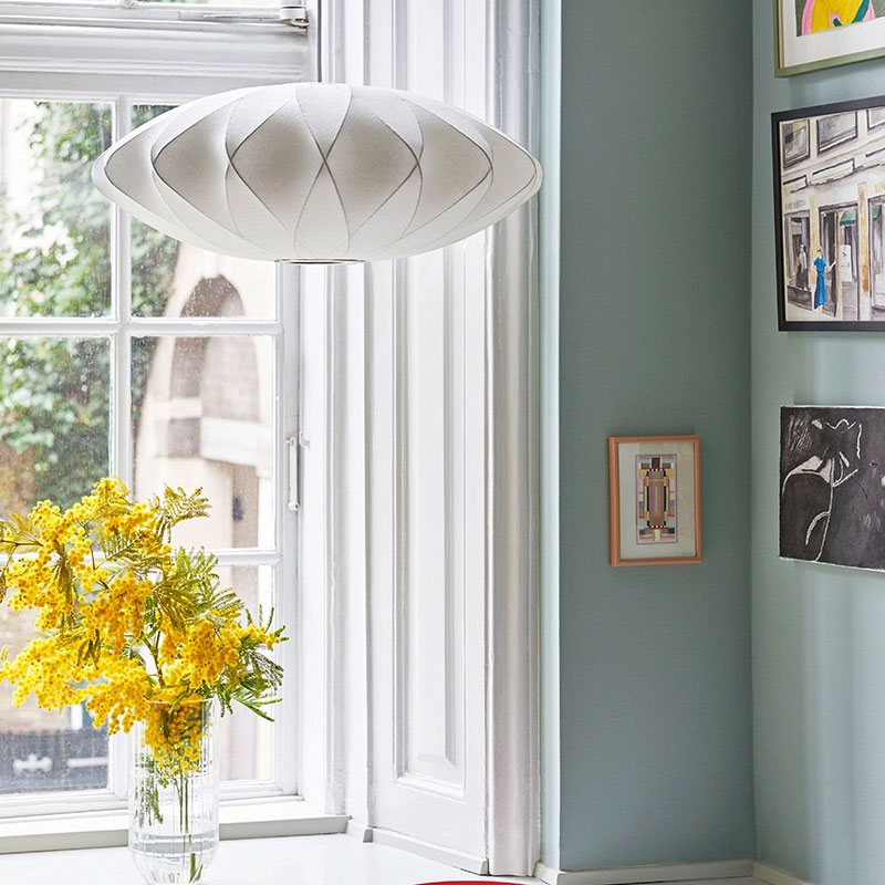 Angers Nantes Paris Bordeaux Mans Laval Icones Hay Scandinave Crisscross luminaire suspension Nelson Bubble Saucer Blanc Georges 4