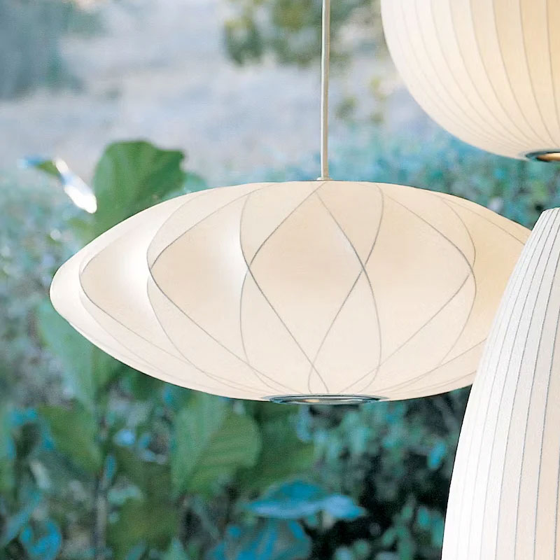 Angers Nantes Paris Bordeaux Mans Laval Icones Hay Scandinave Crisscross luminaire suspension Nelson Bubble Saucer Blanc Georges 8