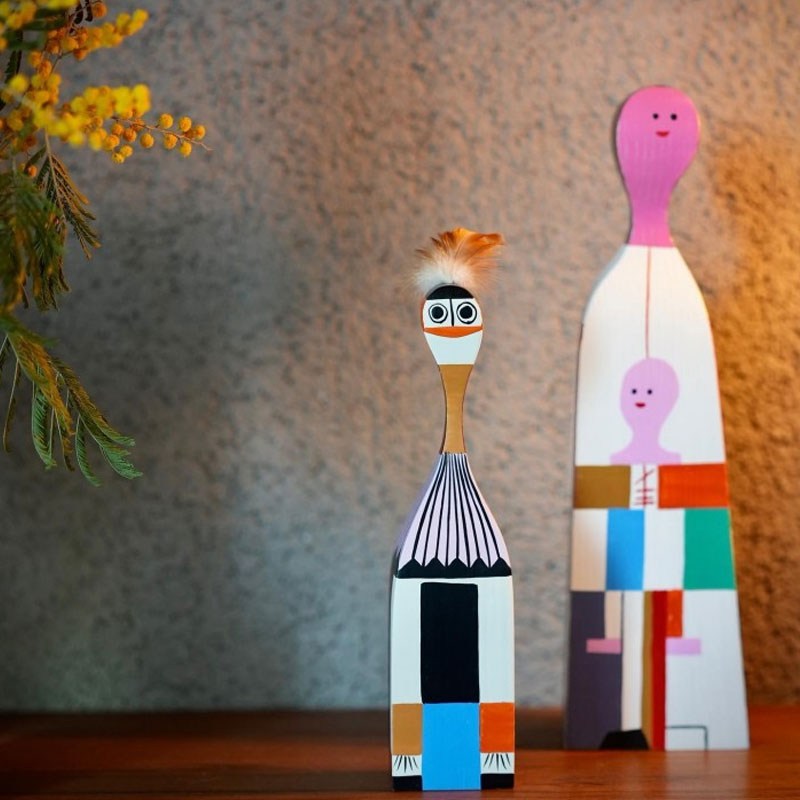 Angers Nantes Paris Bordeaux Rennes Mans Laval Poitiers Orleans Tours Icônes Objet Wooden Dolls N° 01 Vitra Alexander Girard 12