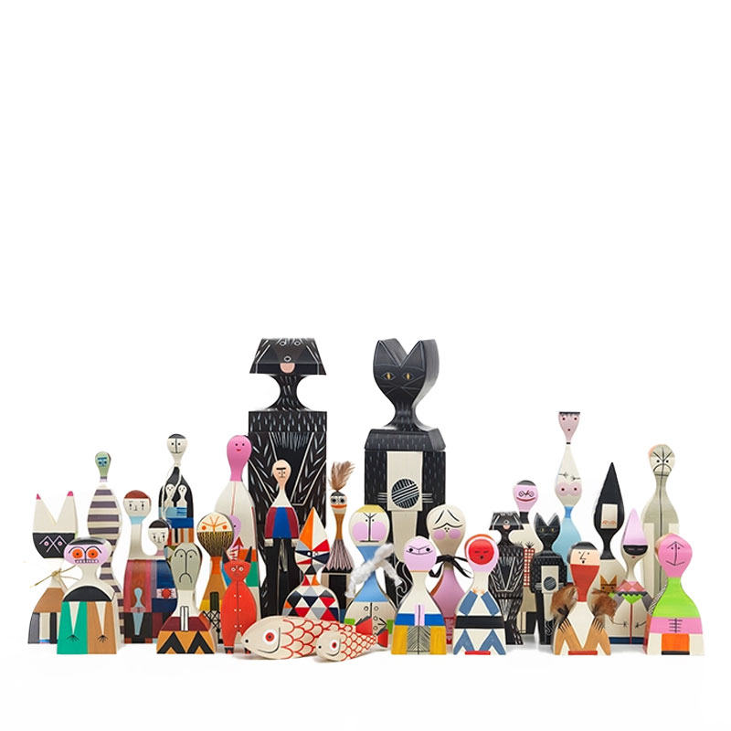Angers Nantes Paris Bordeaux Rennes Mans Laval Poitiers Orleans Tours Icônes Objet Wooden Dolls N° 01 Vitra Alexander Girard 3