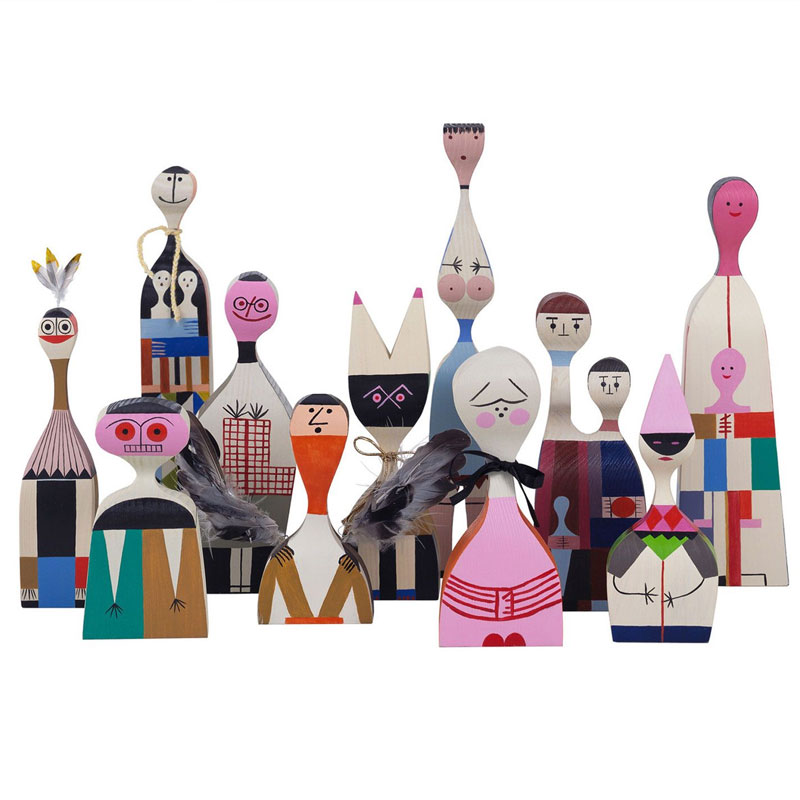 Angers Nantes Paris Bordeaux Rennes Mans Laval Poitiers Orleans Tours Icônes Objet Wooden Dolls N° 02 Vitra Alexander Girard 10