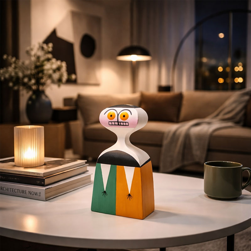 Angers Nantes Paris Bordeaux Rennes Mans Laval Poitiers Orleans Tours Icônes Objet Wooden Dolls N° 03 Vitra Alexander Girard 10