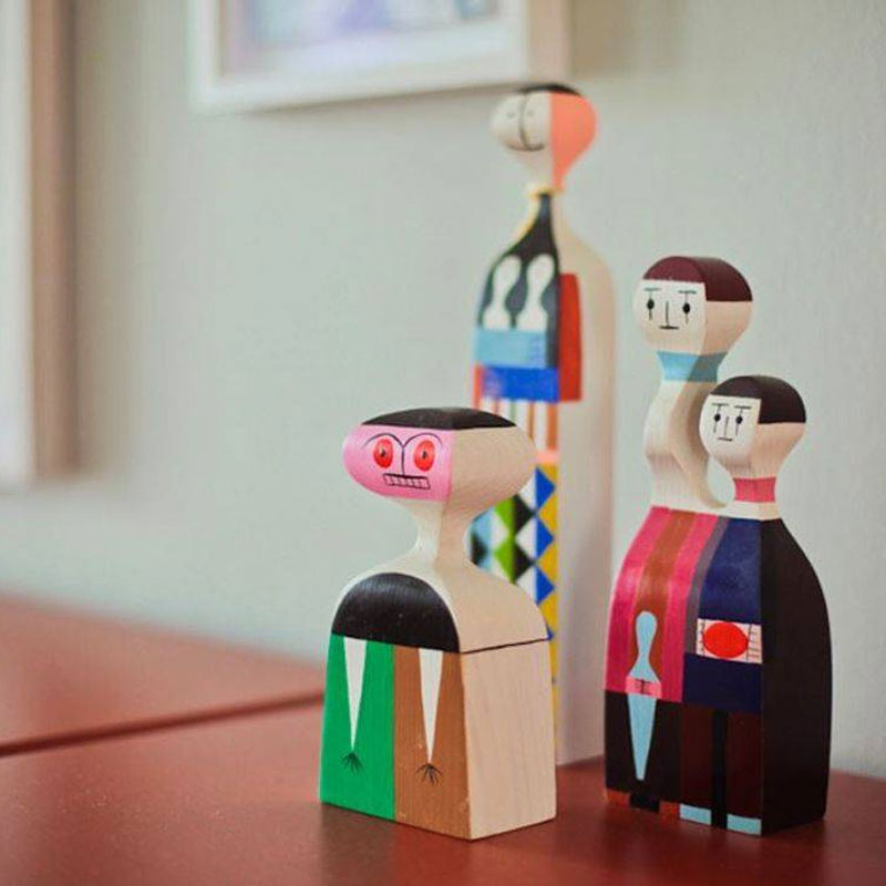 Angers Nantes Paris Bordeaux Rennes Mans Laval Poitiers Orleans Tours Icônes Objet Wooden Dolls N° 03 Vitra Alexander Girard 3