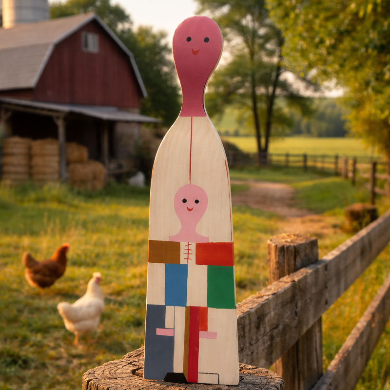 Angers Nantes Paris Bordeaux Rennes Mans Laval Poitiers Orleans Tours Icônes Objet Wooden Dolls N° 04 Vitra Alexander Girard 11