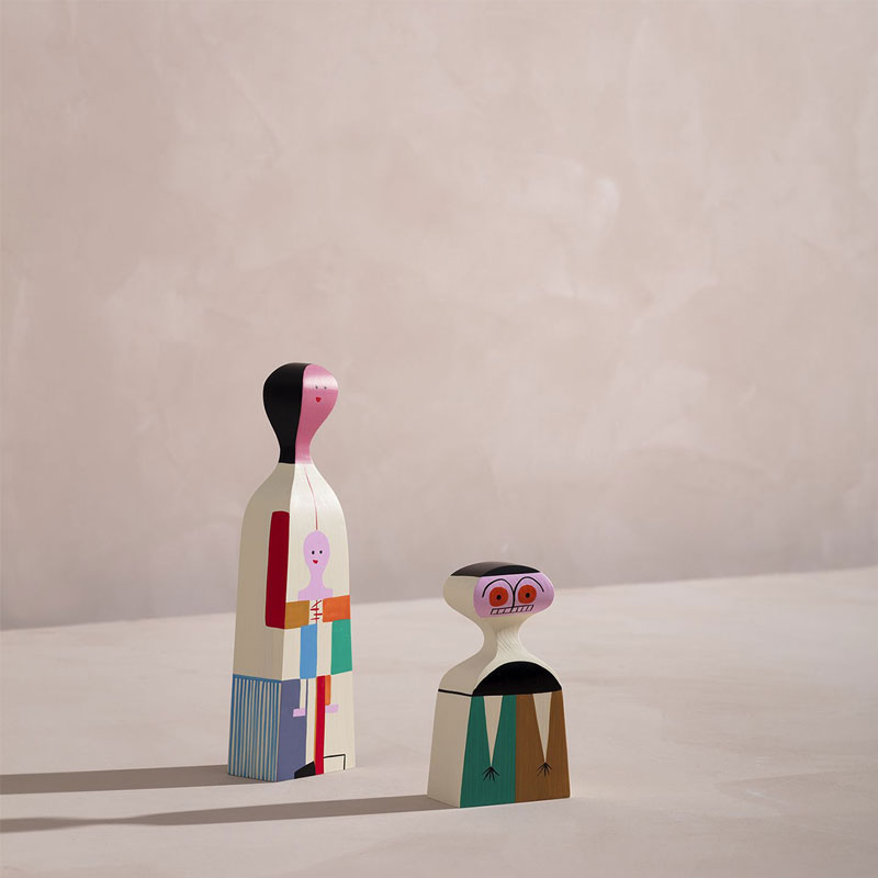 Angers Nantes Paris Bordeaux Rennes Mans Laval Poitiers Orleans Tours Icônes Objet Wooden Dolls N° 04 Vitra Alexander Girard 2