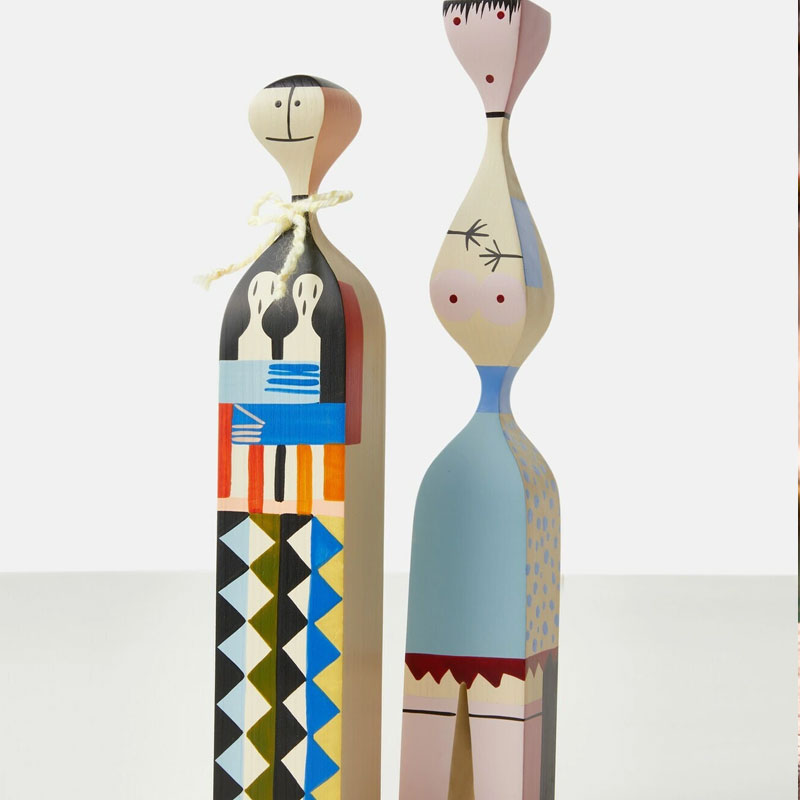 Angers Nantes Paris Bordeaux Rennes Mans Laval Poitiers Orleans Tours Icônes Objet Wooden Dolls N° 05 Vitra Alexander Girard 01