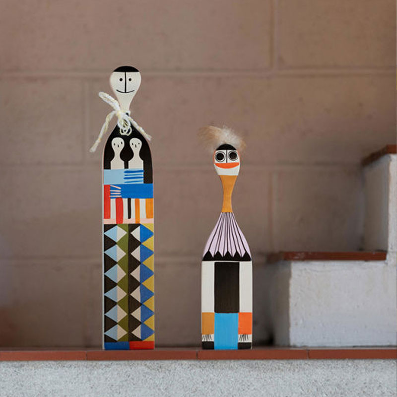 Angers Nantes Paris Bordeaux Rennes Mans Laval Poitiers Orleans Tours Icônes Objet Wooden Dolls N° 05 Vitra Alexander Girard 6