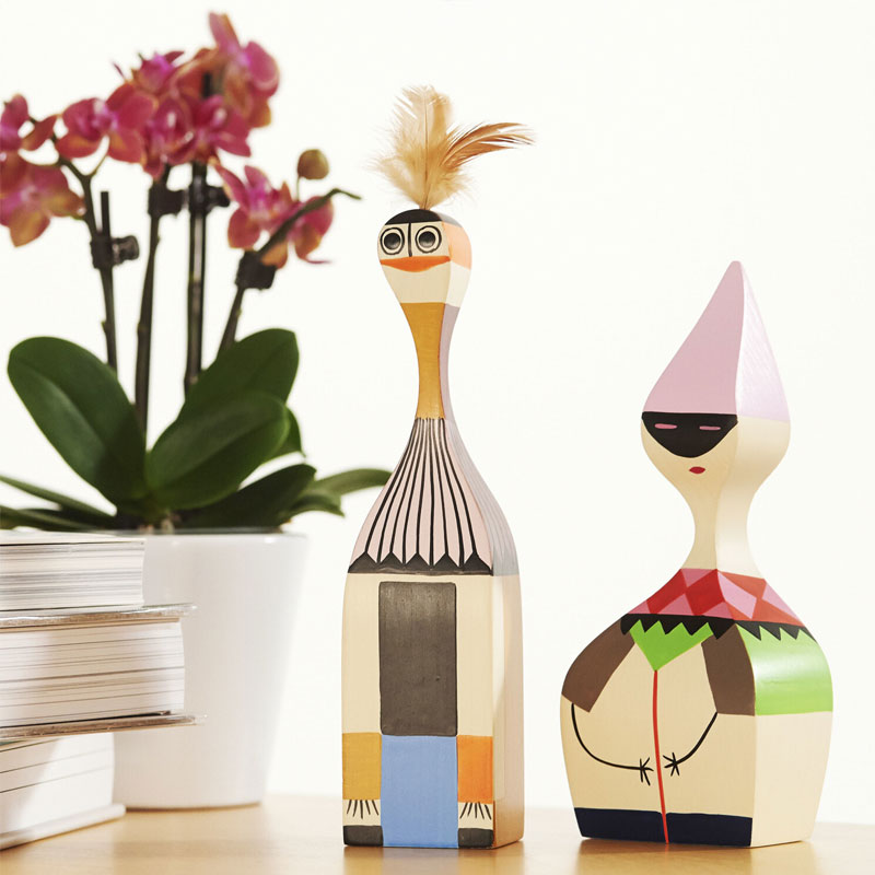 Angers Nantes Paris Bordeaux Rennes Mans Laval Poitiers Orleans Tours Icônes Objet Wooden Dolls N° 06 Vitra Alexander Girard 12