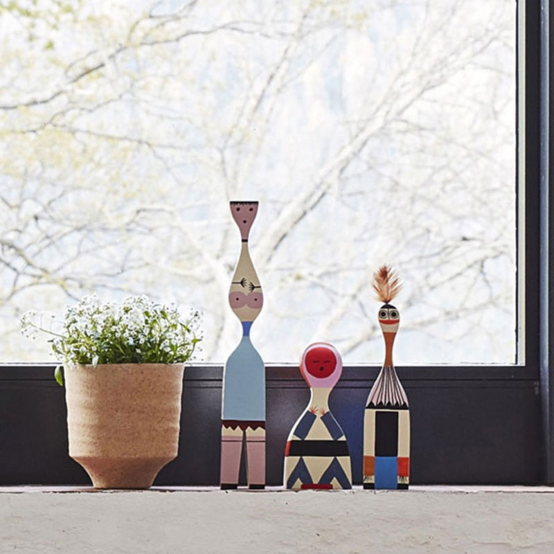 Angers Nantes Paris Bordeaux Rennes Mans Laval Poitiers Orleans Tours Icônes Objet Wooden Dolls N° 07 Vitra Alexander Girard 13