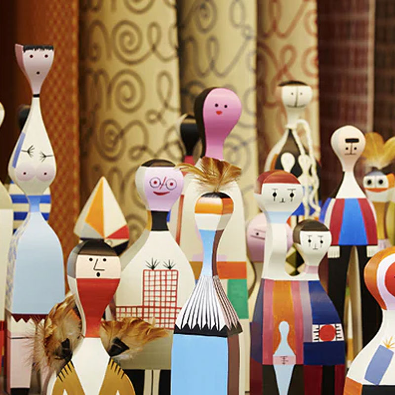 Angers Nantes Paris Bordeaux Rennes Mans Laval Poitiers Orleans Tours Icônes Objet Wooden Dolls N° 07 Vitra Alexander Girard 14