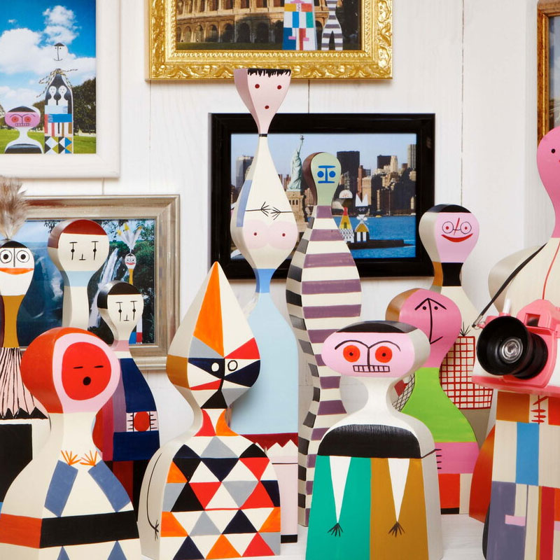 Angers Nantes Paris Bordeaux Rennes Mans Laval Poitiers Orleans Tours Icônes Objet Wooden Dolls N° 07 Vitra Alexander Girard 7