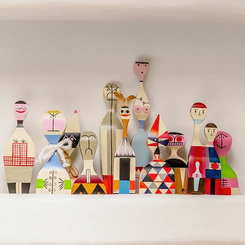 Angers Nantes Paris Bordeaux Rennes Mans Laval Poitiers Orleans Tours Icônes Objet Wooden Dolls N° 08 Vitra Alexander Girard 14