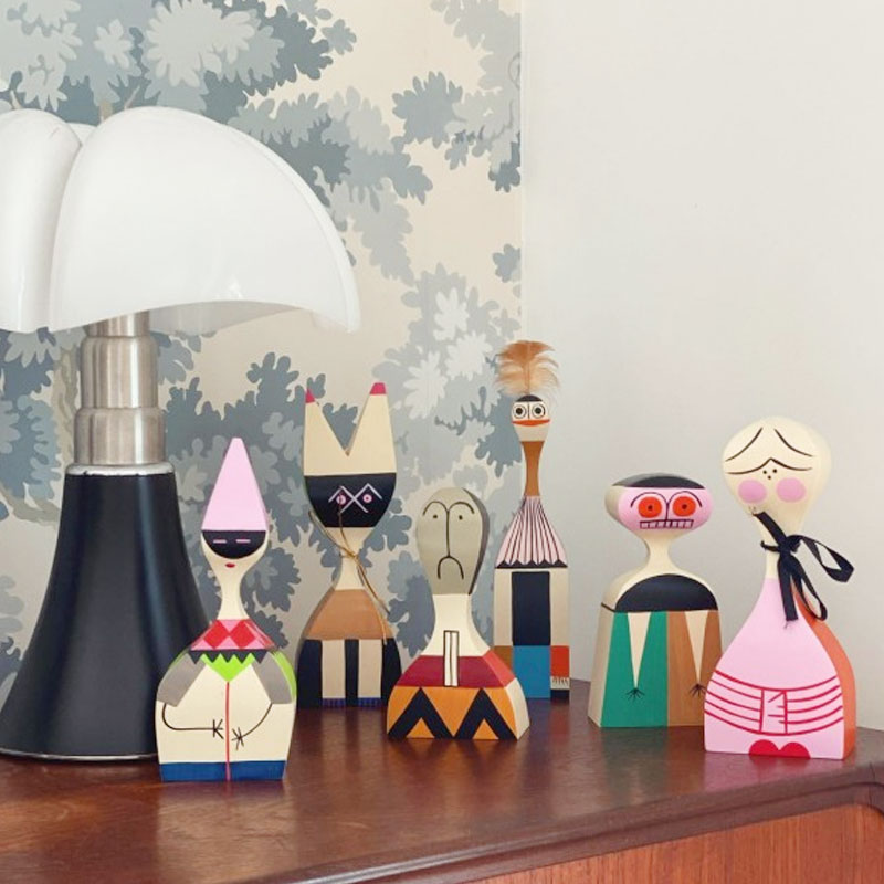 Angers Nantes Paris Bordeaux Rennes Mans Laval Poitiers Orleans Tours Icônes Objet Wooden Dolls N° 09 Vitra Alexander Girard 13