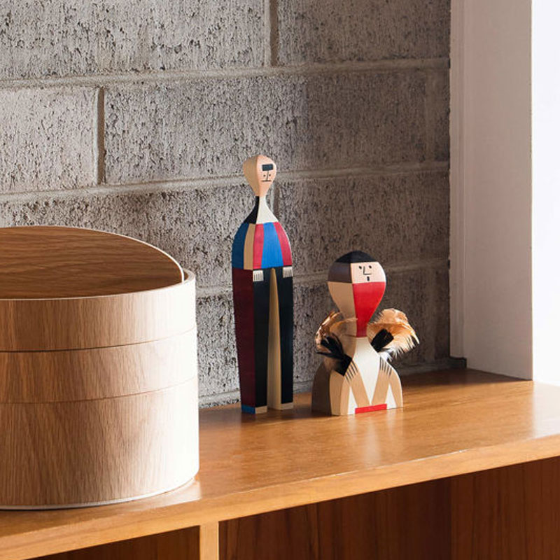 Angers Nantes Paris Bordeaux Rennes Mans Laval Poitiers Orleans Tours Icônes Objet Wooden Dolls N° 10 Vitra Alexander Girard