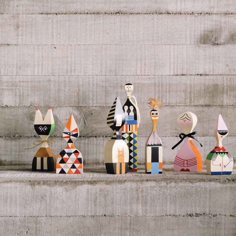 Angers Nantes Paris Bordeaux Rennes Mans Laval Poitiers Orleans Tours Icônes Objet Wooden Dolls N° 12 Vitra Alexander Girard 5