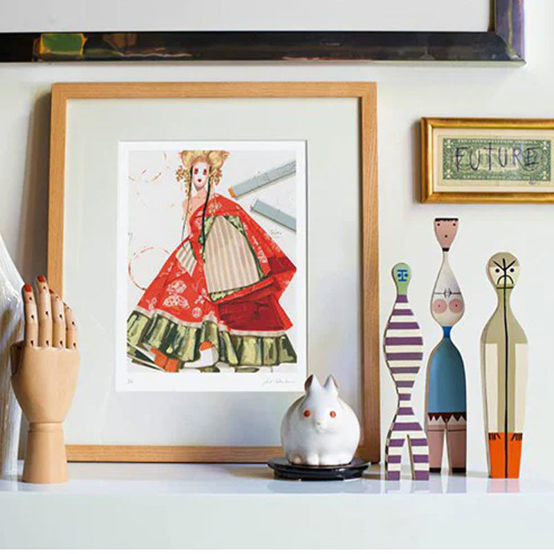 Angers Nantes Paris Bordeaux Rennes Mans Laval Poitiers Orleans Tours Icônes Objet Wooden Dolls N° 14 Vitra Alexander Girard 5