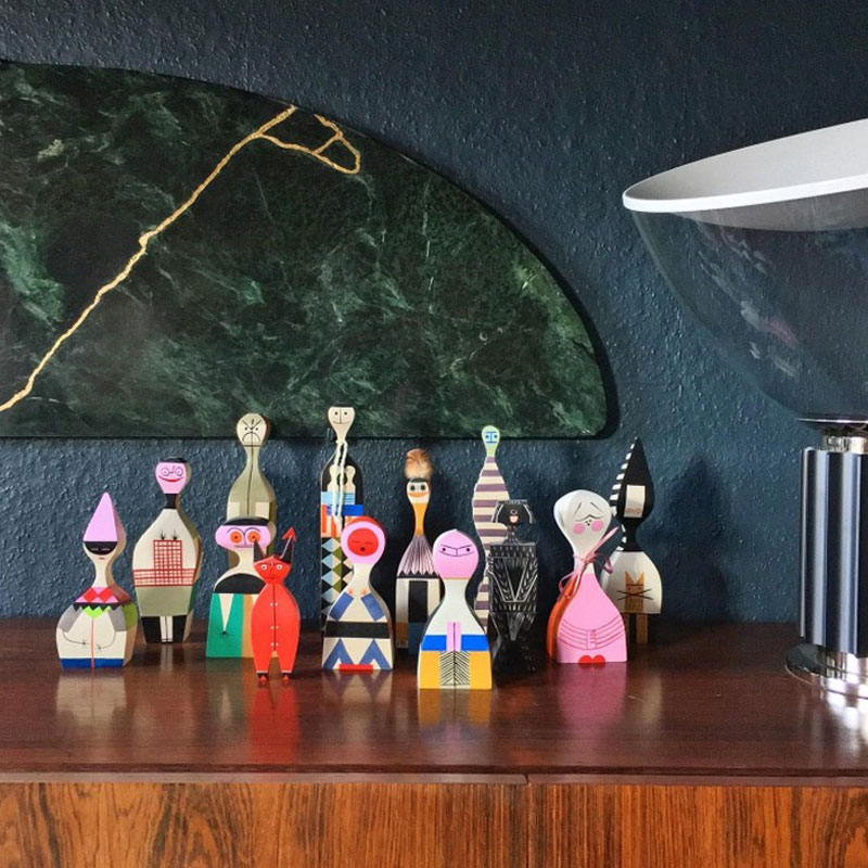 Angers Nantes Paris Bordeaux Rennes Mans Laval Poitiers Orleans Tours Icônes Objet Wooden Dolls N° 15 Vitra Alexander Girard 10