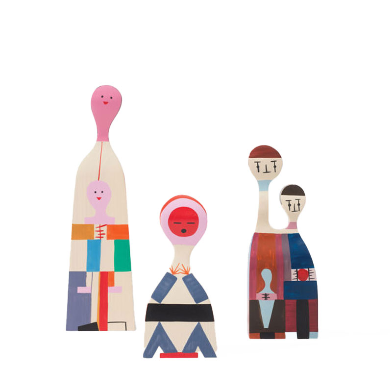 Angers Nantes Paris Bordeaux Rennes Mans Laval Poitiers Orleans Tours Icônes Objet Wooden Dolls N° 18 Vitra Alexander Girard 6