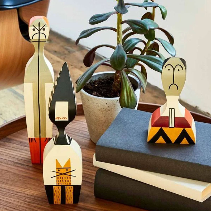 Angers Nantes Paris Bordeaux Rennes Mans Laval Poitiers Orleans Tours Icônes Objet Wooden Dolls N° 20 Vitra Alexander Girard 12