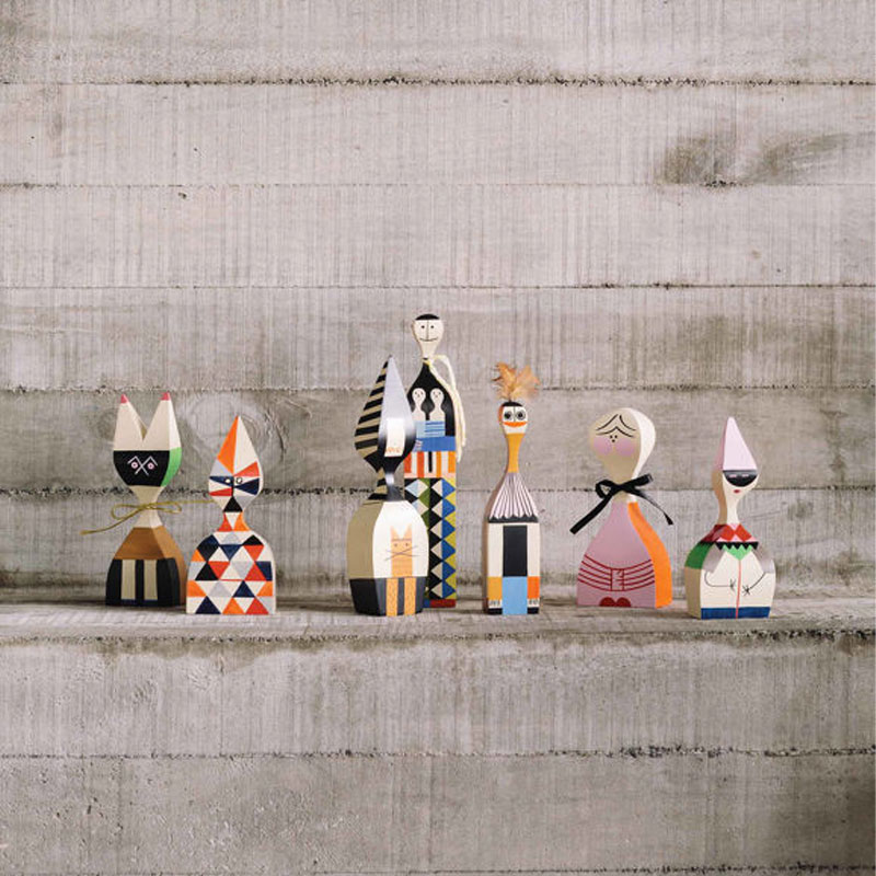 Angers Nantes Paris Bordeaux Rennes Mans Laval Poitiers Orleans Tours Icônes Objet Wooden Dolls N° 20 Vitra Alexander Girard 7