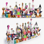 Angers Nantes Paris Bordeaux Rennes Mans Laval Poitiers Orleans Tours Icônes Objet Wooden Dolls N° 21 Vitra Alexander Girard 6