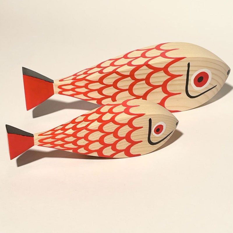 Angers Nantes Paris Bordeaux Rennes Nice Icônes Objet Wooden Dolls Mother Fish Poisson Vitra Alexander Girard 14